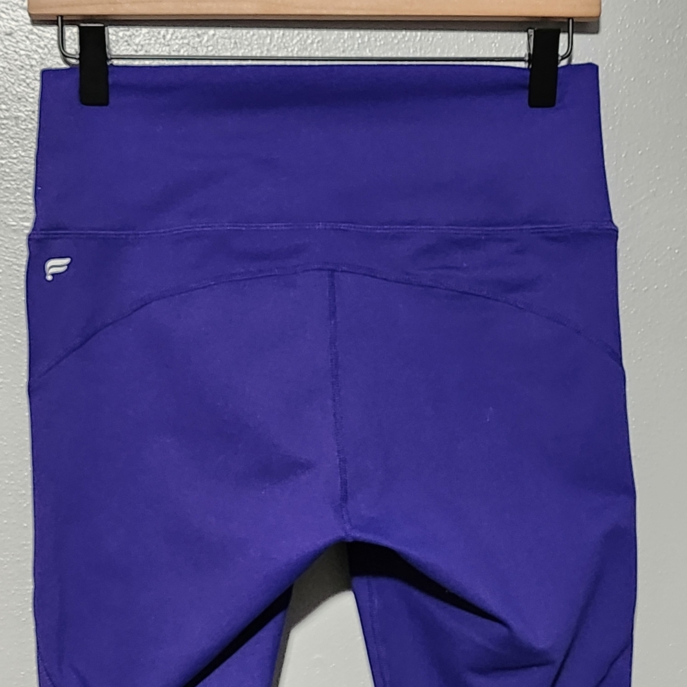 FABLETICS Define Powerhold Womens Medium Purple High Waist 7/8 Leggings Workout - Picture 9 of 16
